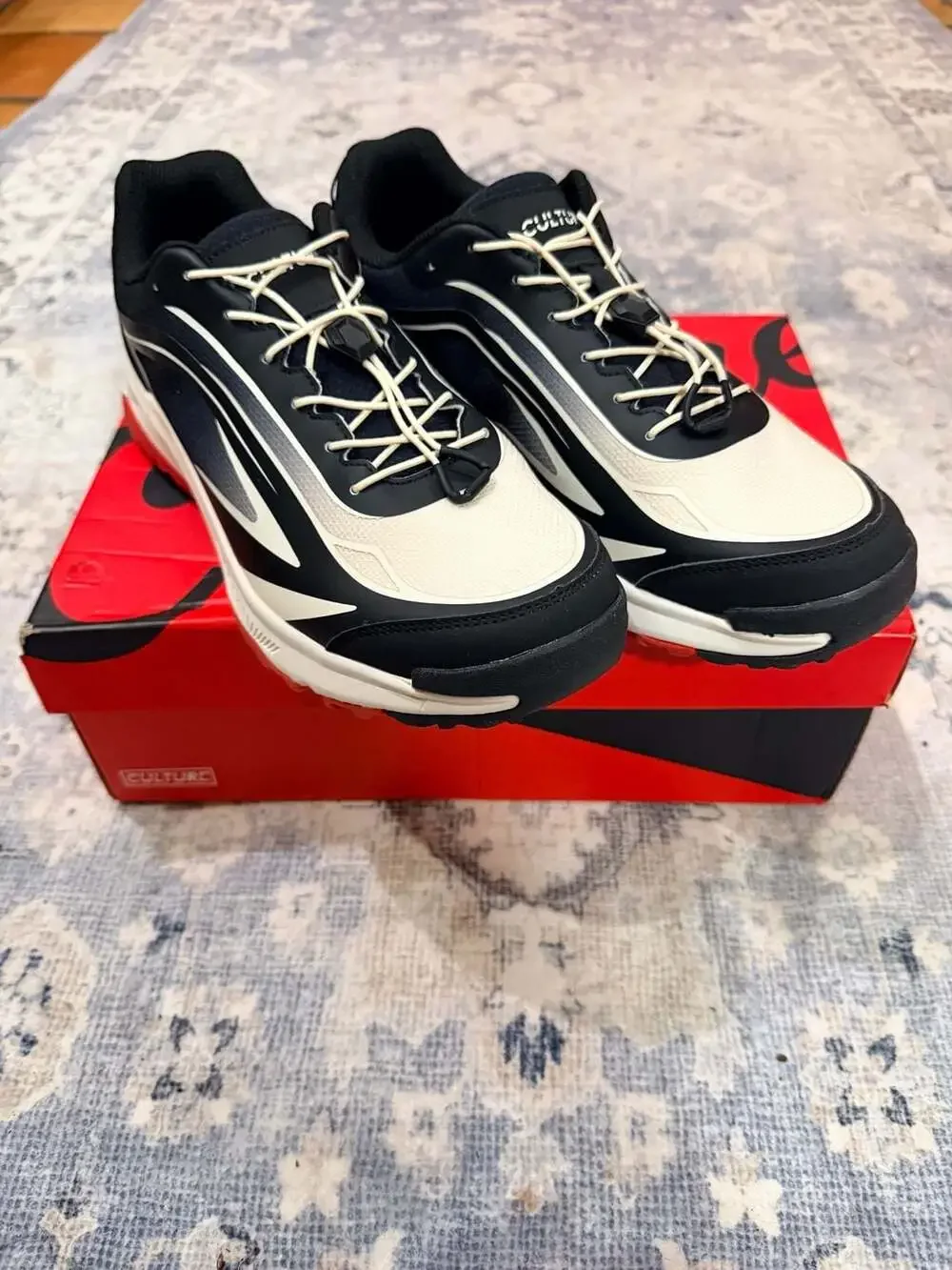 Culture Golf The Player Performance Golf Shoes Black/White Size 11.5